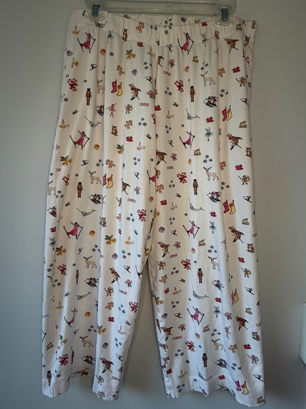 Hill House Nutcracker Toile Pajama Pants Sz M